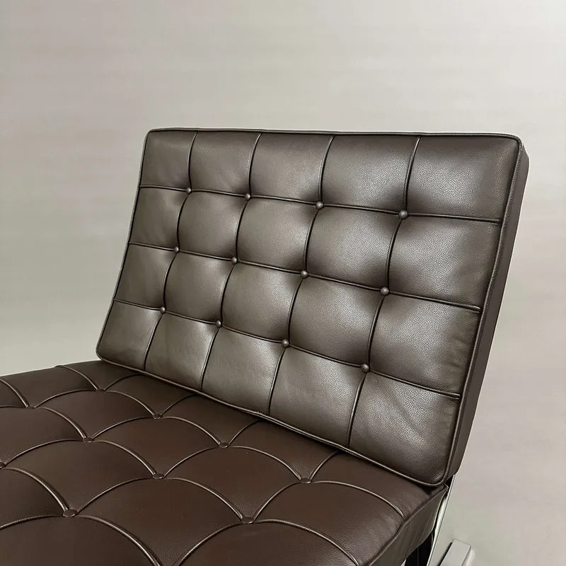 Knoll International Barcelona Sessel Leder braun
