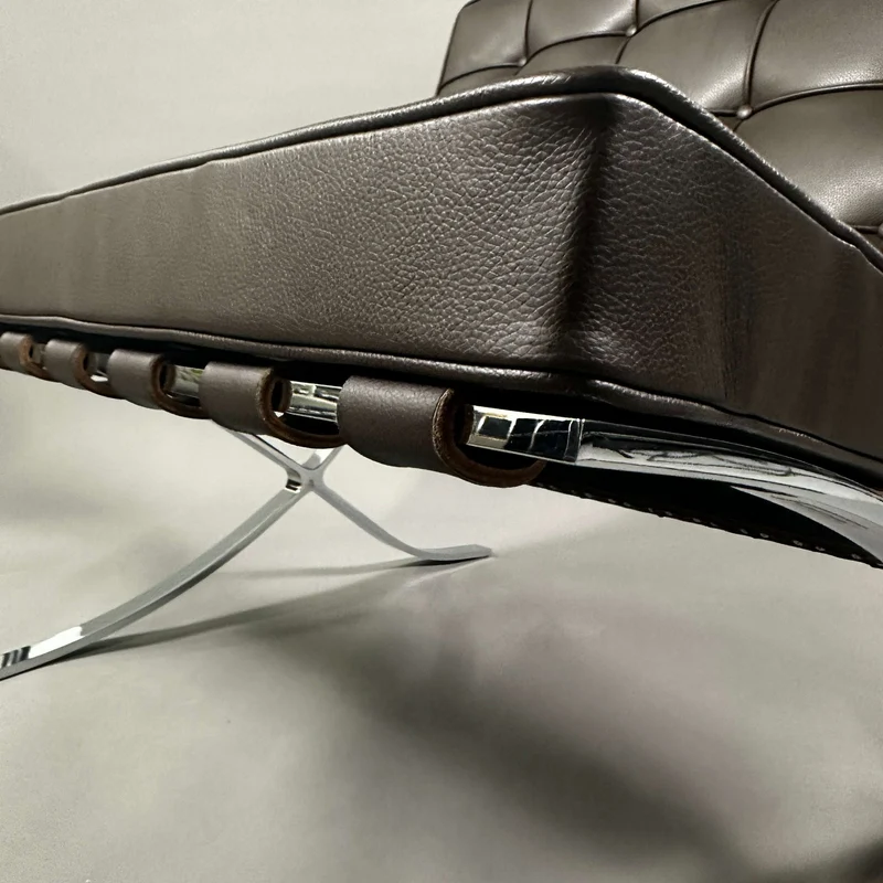 Knoll International Barcelona Sessel Leder braun