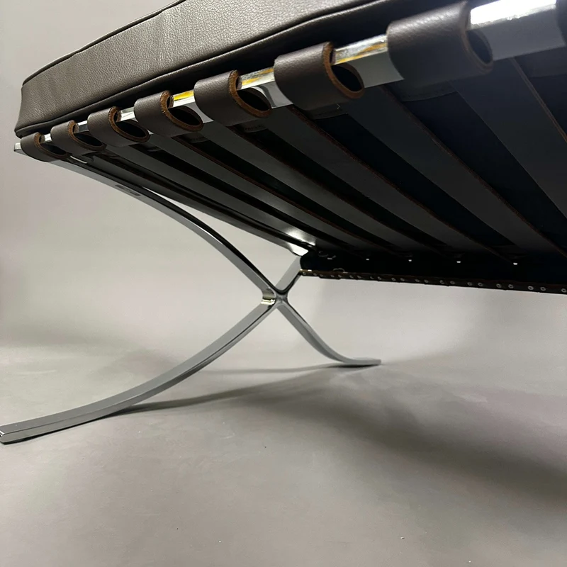 Knoll International Barcelona Sessel Leder braun
