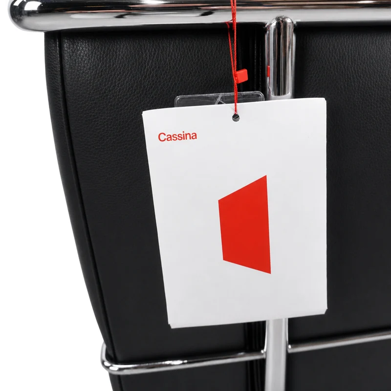 Cassina LC2 Sessel Leder extra schwarz