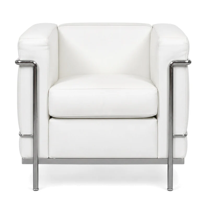 Cassina LC2 Sessel Leder weiß