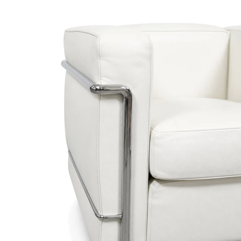 Cassina LC2 Sessel Leder weiß