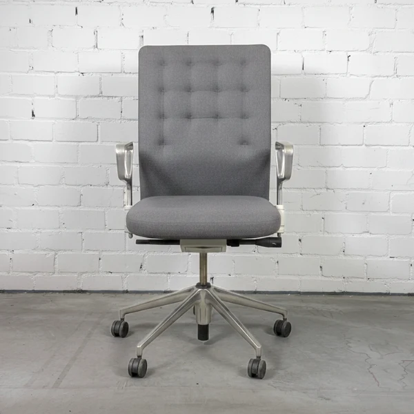 Vitra ID Trim dunkelgrau Ringarmlehne