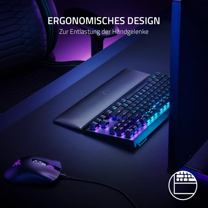 Razer Wrist Rest für TKL - Ergonomische Handballenauflage von Razer für Tastaturen ohne Ziffernblock