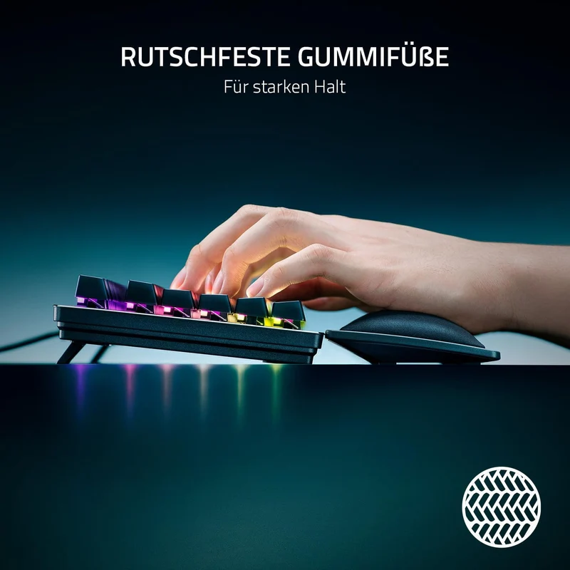 Razer Wrist Rest für TKL - Ergonomische Handballenauflage von Razer für Tastaturen ohne Ziffernblock