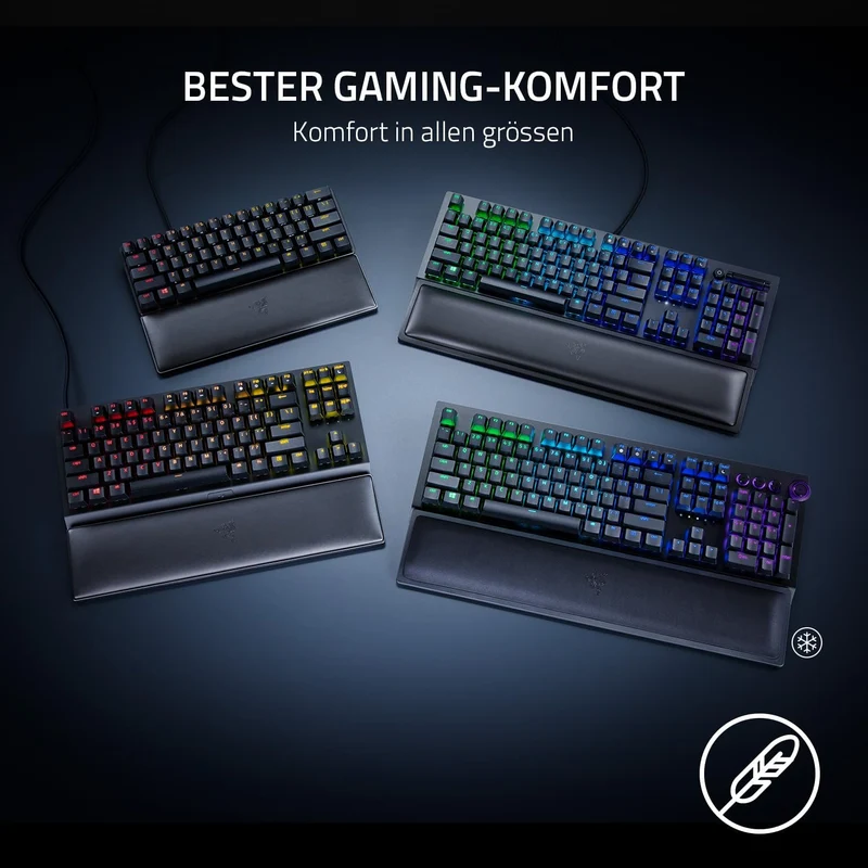 Razer Wrist Rest für TKL - Ergonomische Handballenauflage von Razer für Tastaturen ohne Ziffernblock