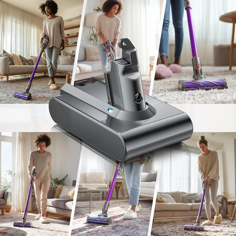 V6 Akku für Dyson, Powtree Ersatzakku für Dyson V6 DC62 SV03 DC58 DC59 DC61 DC72 DC74 SV04 SV05 SV06