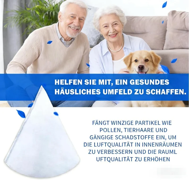 25 Stück Kegelfilter DN125, G4 Filtermatte für Lüftungsanlagen, Ersatzfilter Ø125 mm, Länge 180 mm,