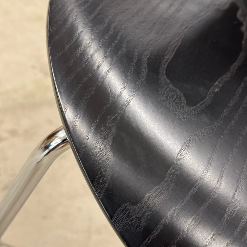 Fritz Hansen Serie 7 Stapelstuhl Holz schwarz lasiert