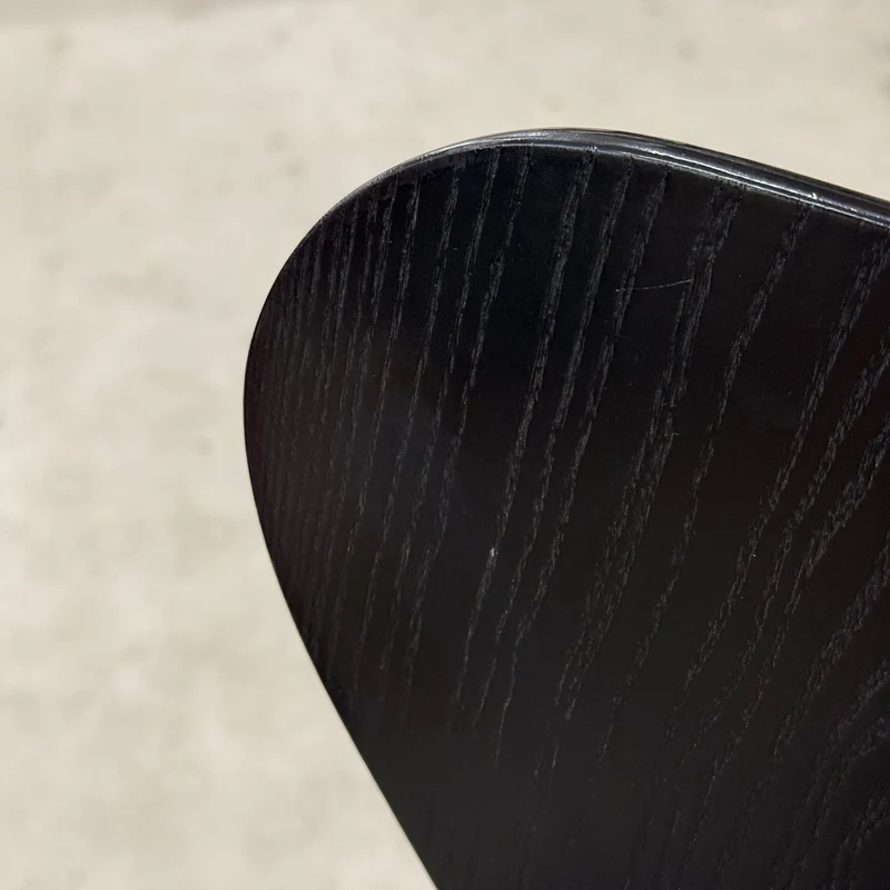 Fritz Hansen Serie 7 Stapelstuhl Holz schwarz lasiert