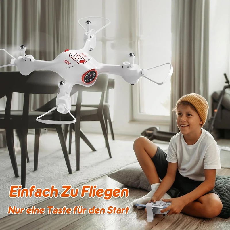 Loolinn | Drohne mit Kamera als Geschenk für Kinder ab 8 Jahren - Sehr Einfach zu Fliegen, Echtzeit-