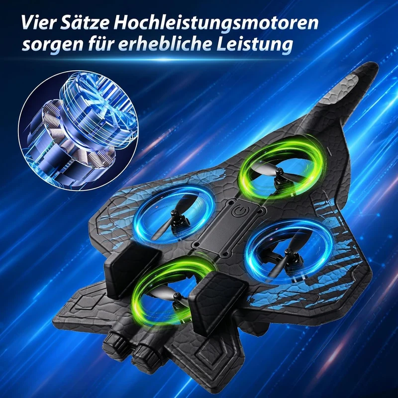 Mini Drohne für Kinder,ferngesteuerter Quadrocopter mit 2 Akkus,Lange Akkulaufzeit,Lange Akkulaufzei