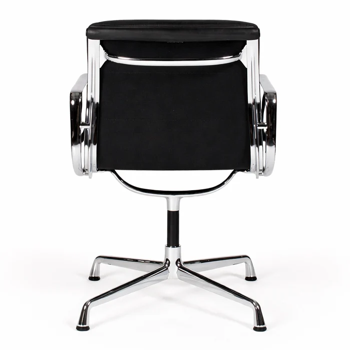 Vitra EA 207 Soft Pad Chair Leder schwarz