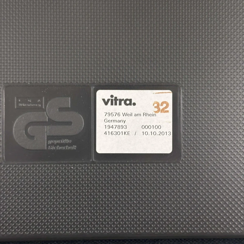 Vitra Visasoft Leder schwarz