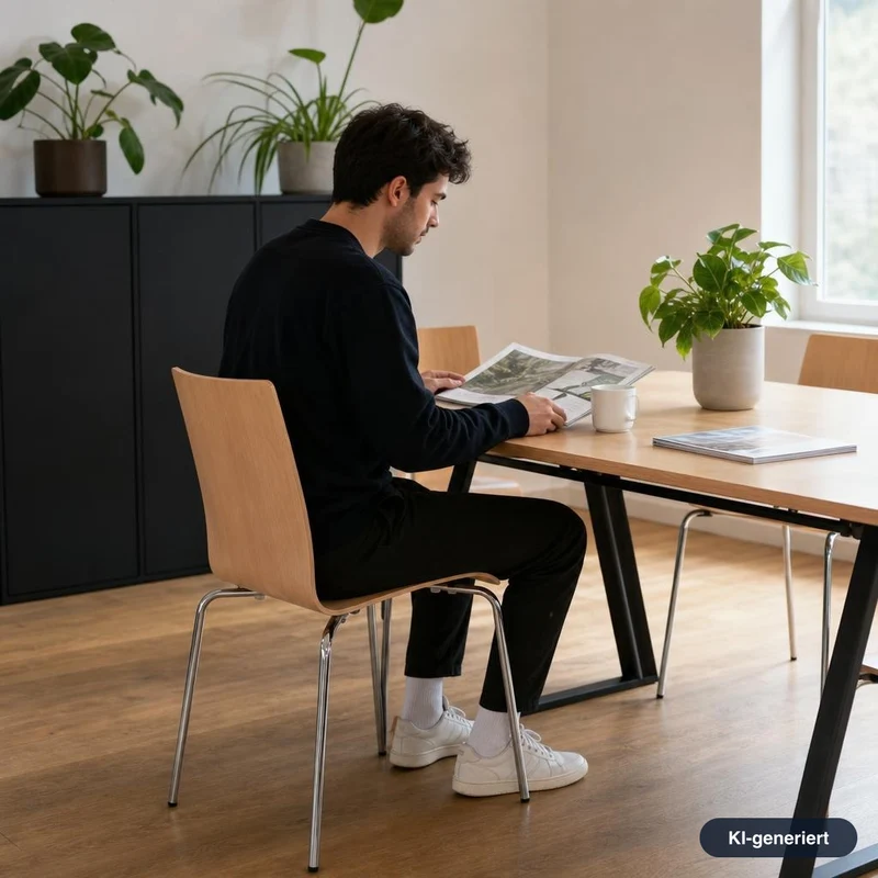 Hiller Objektmöbel Stapelstuhl