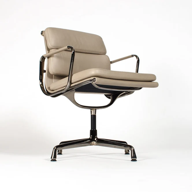 Vitra EA 208 Soft Pad Chair Premiumleder Sand (Limited)
