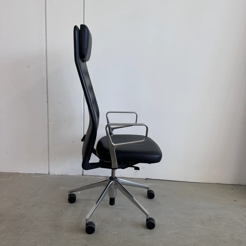 Vitra ID Trim L Leder schwarz