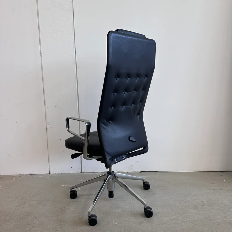 Vitra ID Trim L Leder schwarz