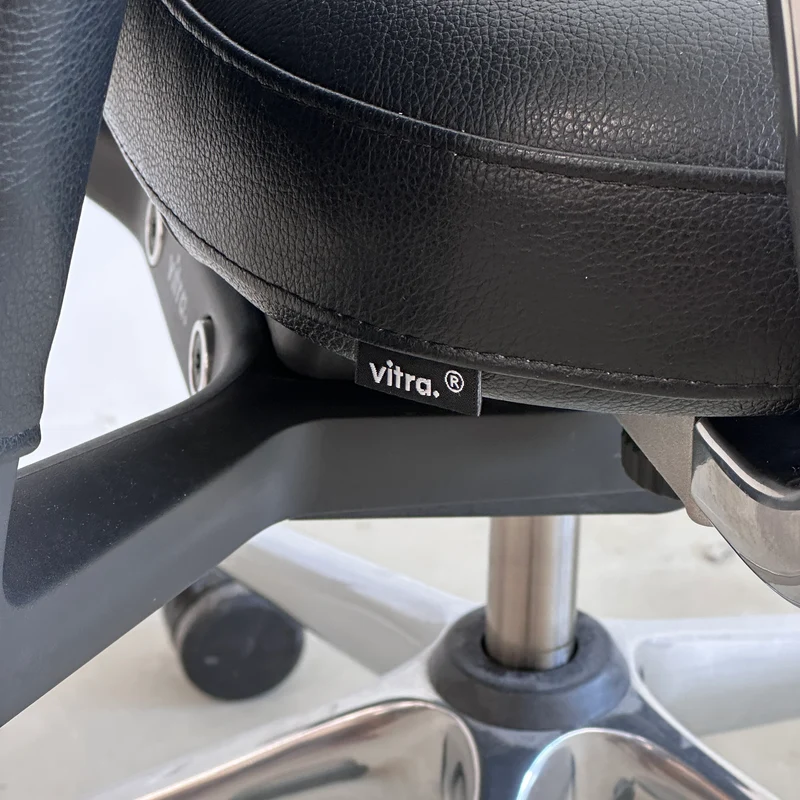 Vitra ID Trim L Leder schwarz