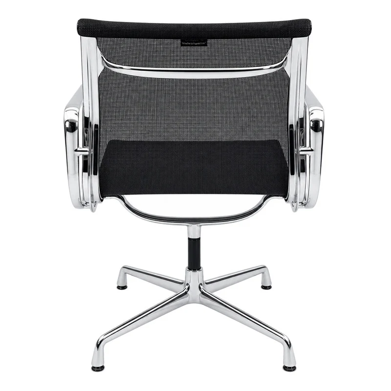 Vitra EA 108 Netz schwarz Chrom