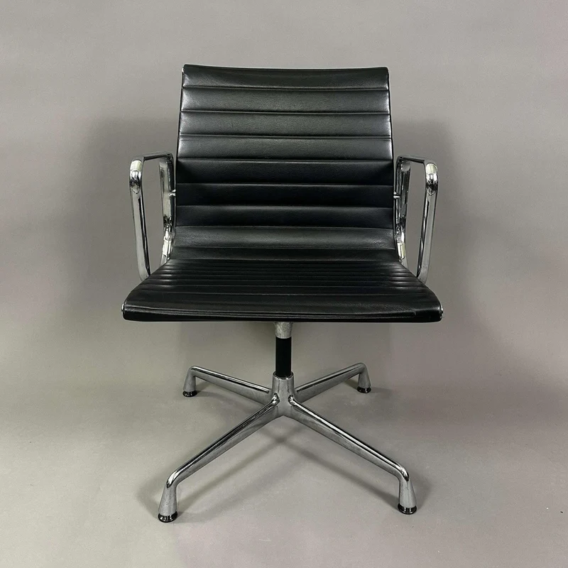 Vitra EA 108 Leder (beidseitig) schwarz