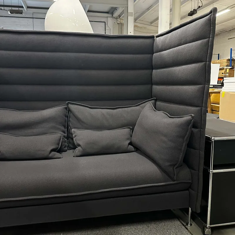 Vitra Alcove Zweisitzer Grau