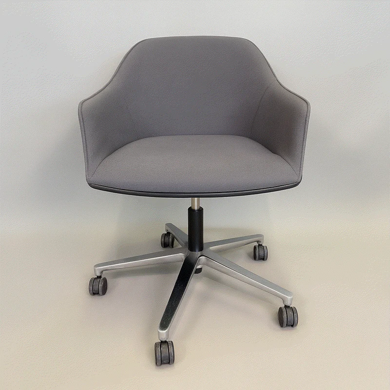 Vitra Softshell Chair grau/anthrazit