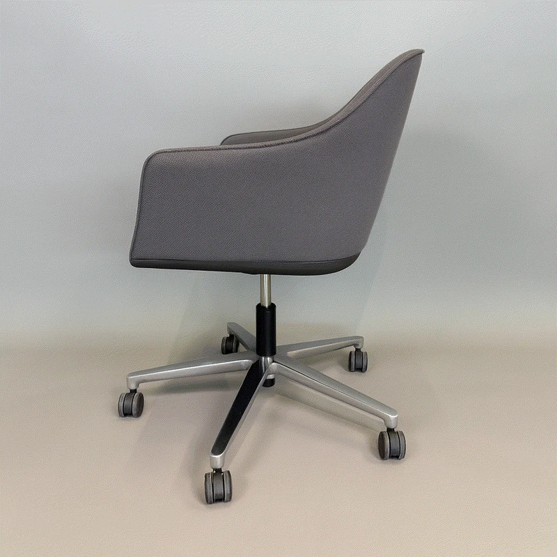 Vitra Softshell Chair grau/anthrazit