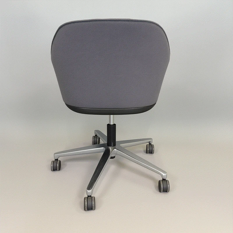 Vitra Softshell Chair grau/anthrazit
