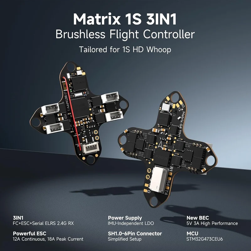 BETAFPV Meteor65 Pro II 1S Brushless Whoop Drone PNP for O4 Wide Air Unit