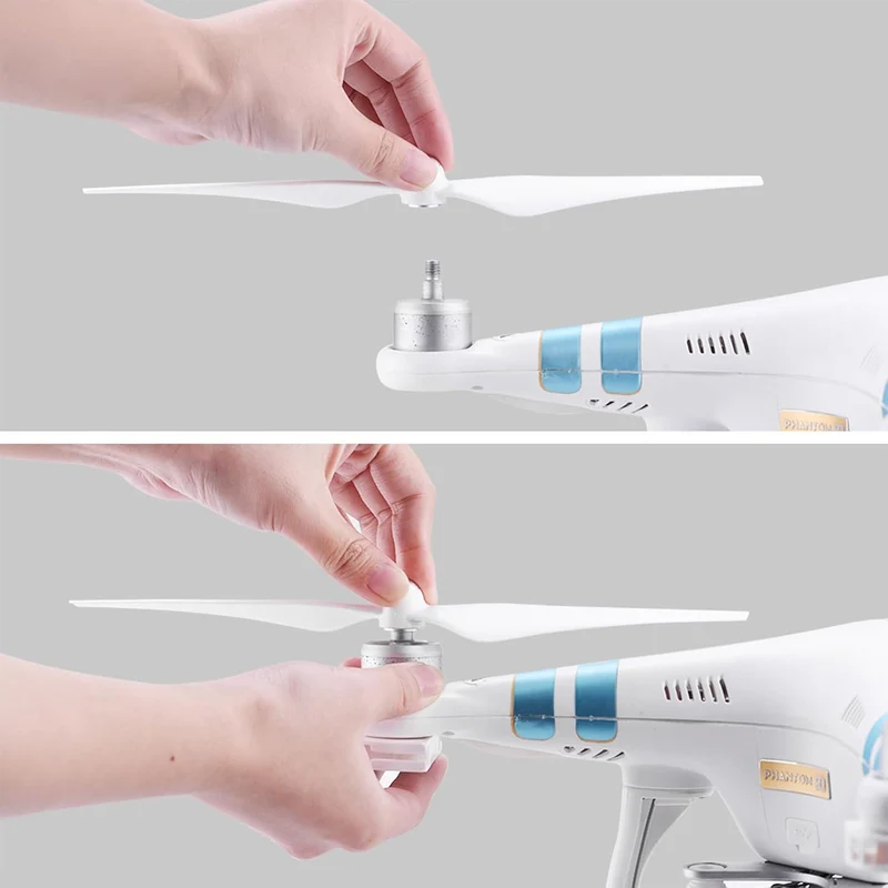 8 Stück 9450 Propeller für Phantom 3/Phantom 2, Leicht geräuscharm stabiler Propellerblatt Ersatzpro