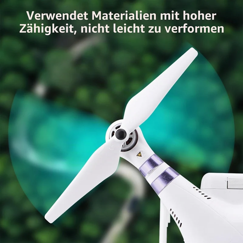 8 Stück 9450 Propeller für Phantom 3/Phantom 2, Leicht geräuscharm stabiler Propellerblatt Ersatzpro