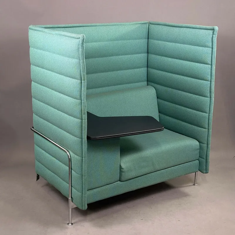 Vitra Alcove Highback Work grün / türkis