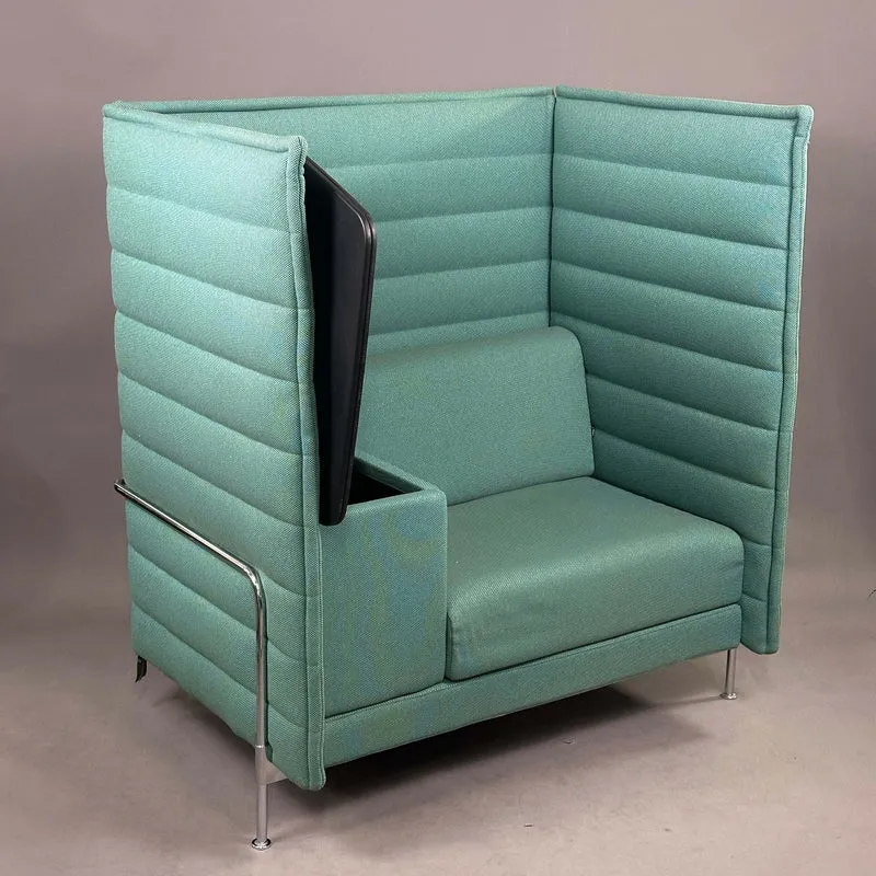 Vitra Alcove Highback Work grün / türkis