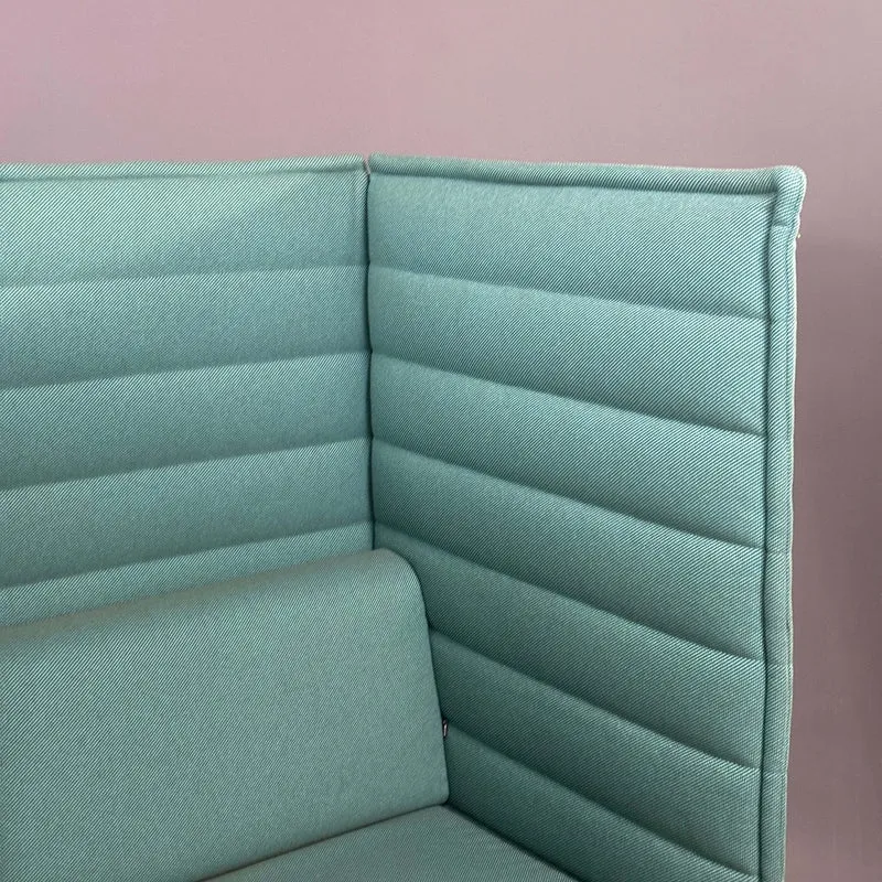 Vitra Alcove Highback Work grün / türkis