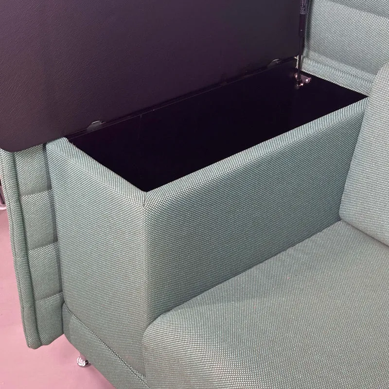 Vitra Alcove Highback Work grün / türkis