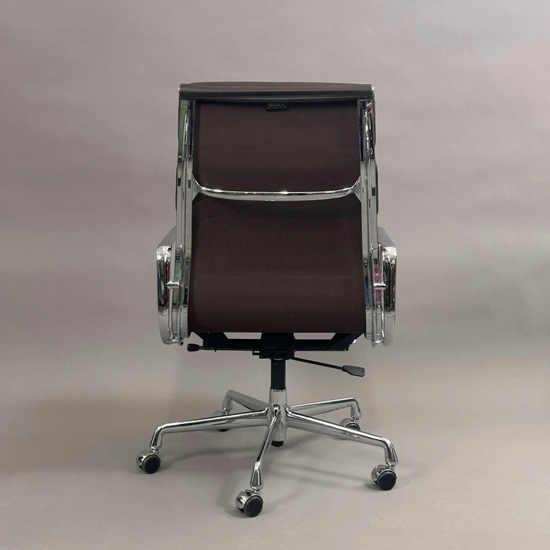 Vitra EA 219 Leder dunkelbraun
