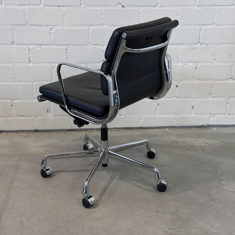 Vitra EA 217 beidseitig Leder schwarz