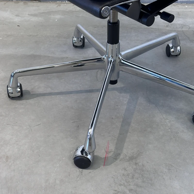 Vitra EA 217 beidseitig Leder schwarz