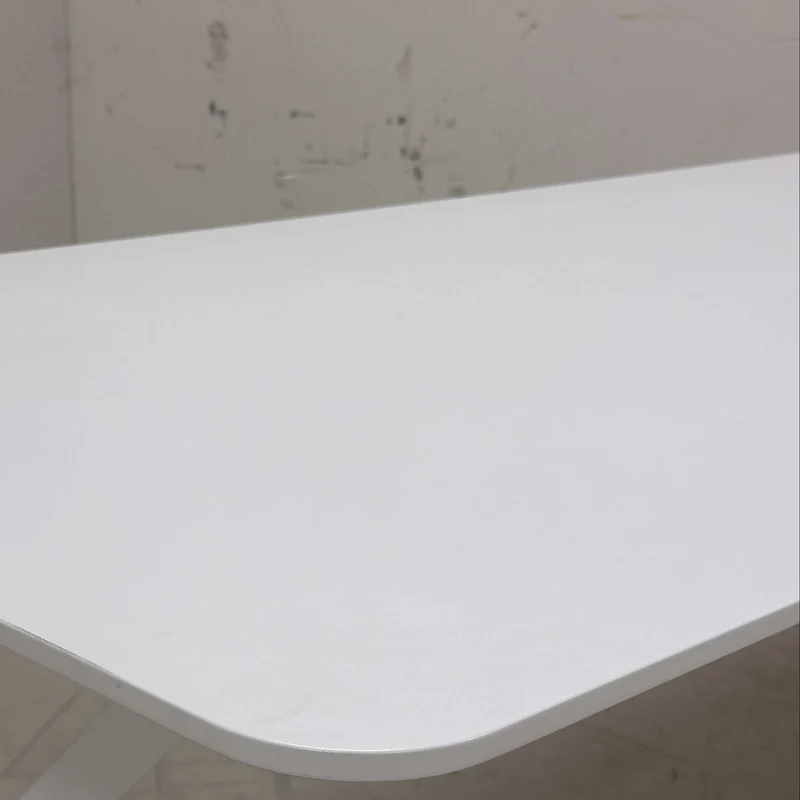 Renz Star Konferenztisch 200x90cm weiß / chrom