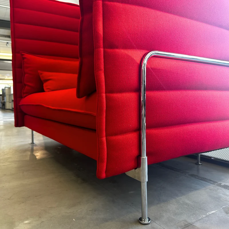 Vitra Alcove Highback 2-Sitzer (dunkel-)rot
