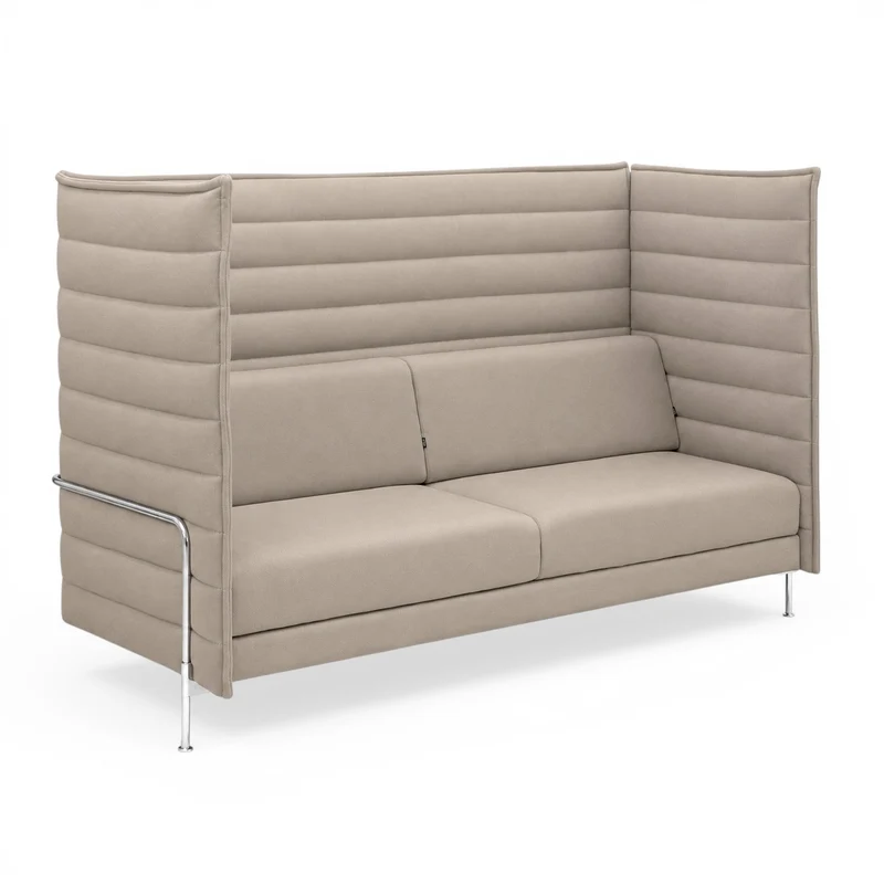 Vitra Alcove Highback 3-Sitzer creme