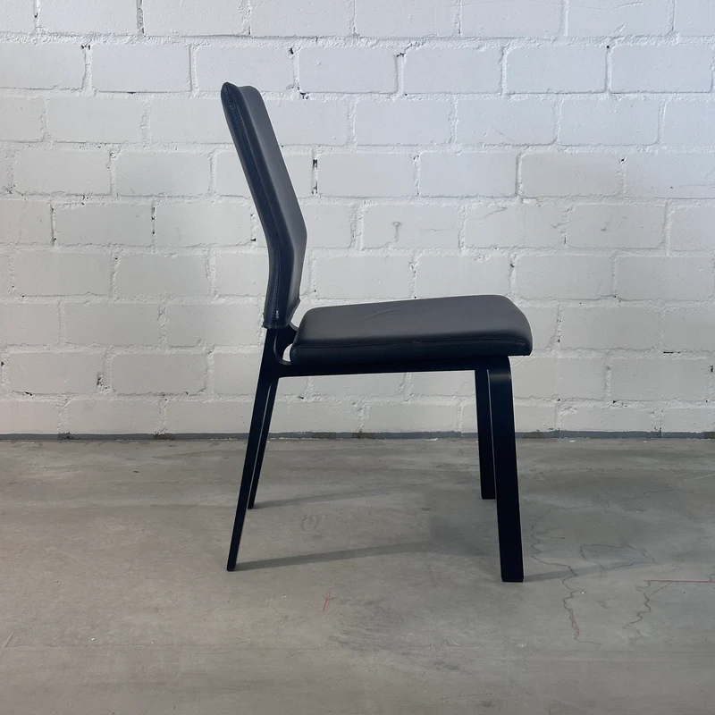 COR Fino Lederstuhl schwarz