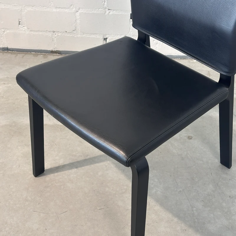 COR Fino Lederstuhl schwarz