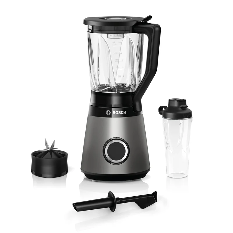 Bosch Standmixer VitaPower Serie 4 MMB6174SN, verbesserte Version, Edelstahl-Klingen Made in Germany
