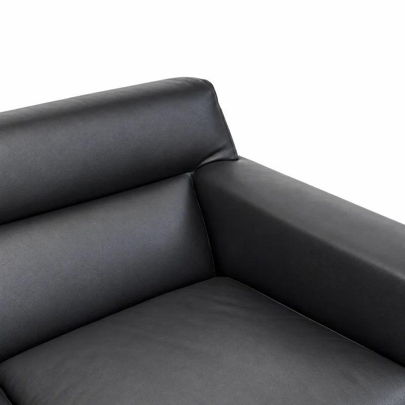 Moroso Sessel Steel Leder schwarz