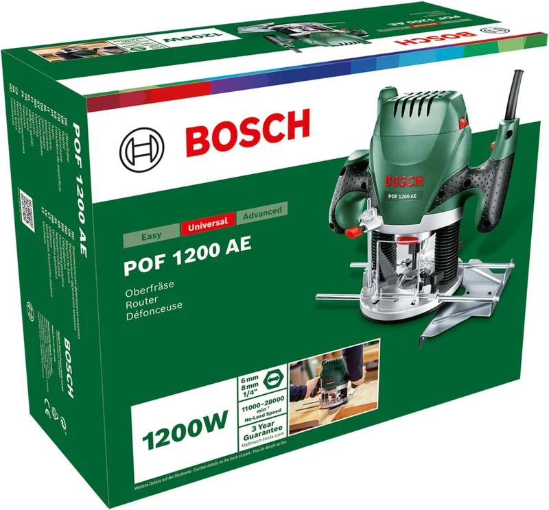 Bosch Oberfräse POF 1200 AE (1200 Watt, im