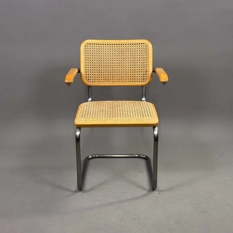 Thonet Freischwinger S64 Korbgeflecht natur