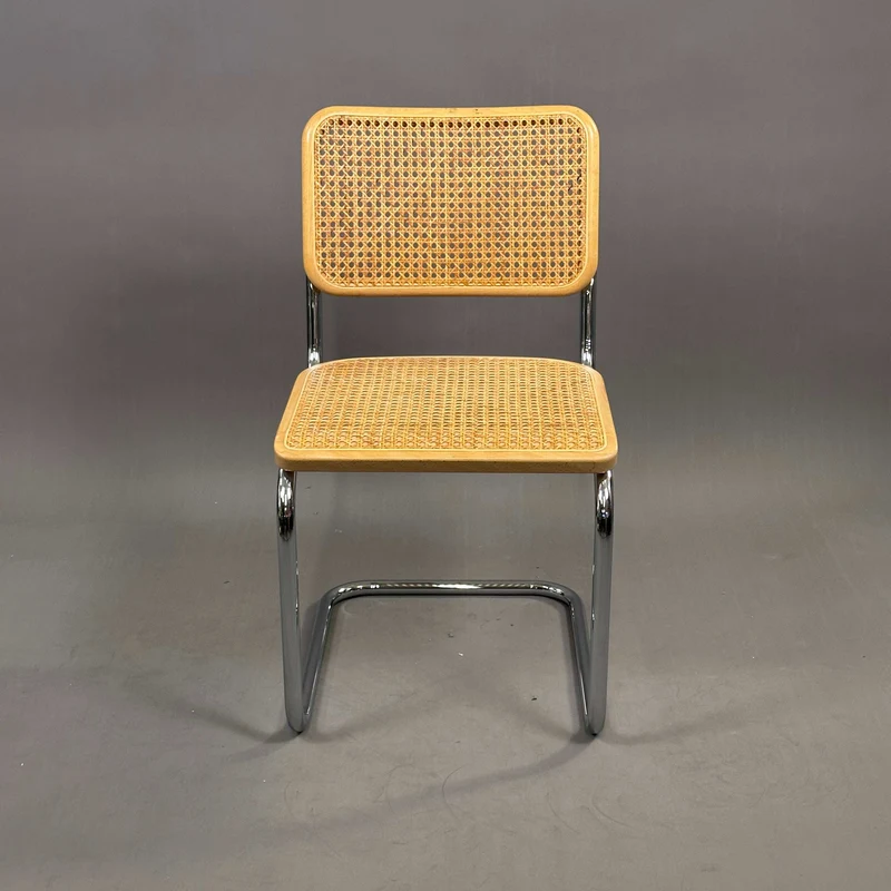 Thonet Freischwinger S32 Korbgeflecht natur