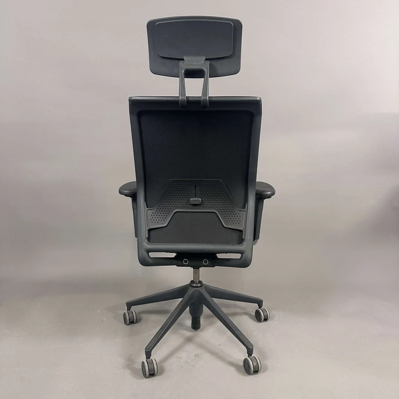 Vitra ID Mesh schwarz mit Kopfstütze